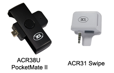 ACR38U PocketMate II 和 ACR31 Swipe